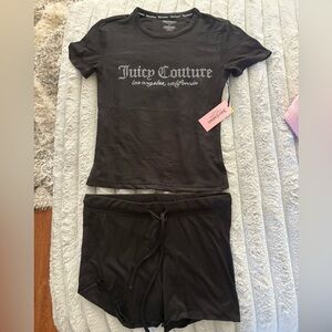Juicy Couture Black Pajama Set NWT